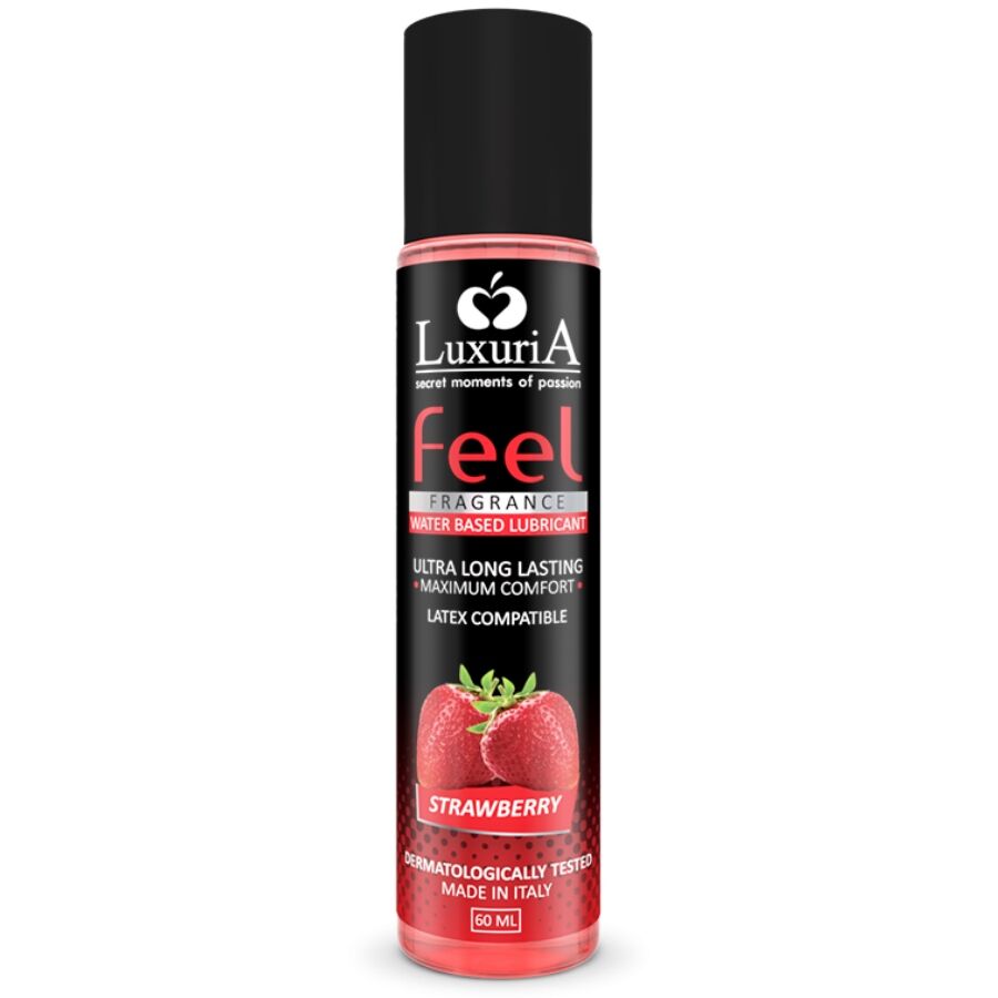 Lubrifiant aromatisé fraise 60 ml — emballage