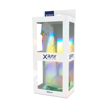 X RAY BITE TRANSPARENTE AVEC BOULES 22 CM O 46 CM