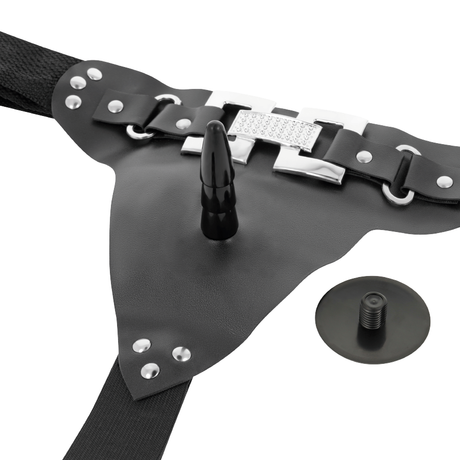 Emmett Deluxe Harness with Realistic Vibrator 16.5 cm
