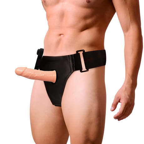 HARNESS ATTRACTION GREGORY HOLLOW RNES AVEC VIBRATEUR 165 CM O 43 CM
