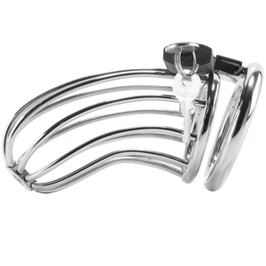 Cage de chasteté ouverte acier type bird cage · Metal Hard · Cages de chasteté