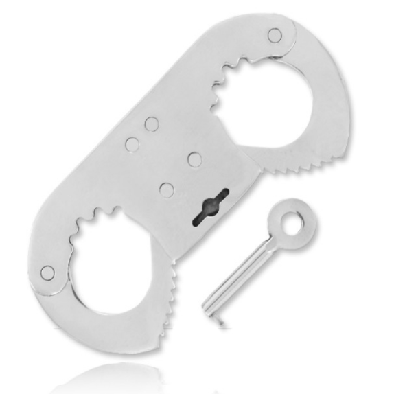Menottes de pouces acier inoxydable avec clé · Metal Hard · Menottes