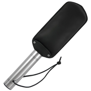Paddle cuir avec manche acier et dragonne · Metal Hard · Paddles