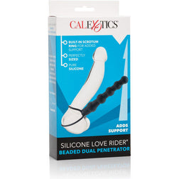 CALEXOTICS PERLE DOUBLE PENETRATEUR NOIR
