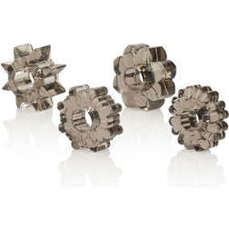 Cockring de la marque Calexotics modèle Basic Essentials en TPR transparent pour le plaisir intime.