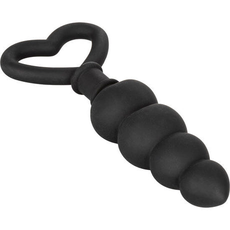 Chapelet anal silicone 4 boules graduées 11,5 cm — gros plan