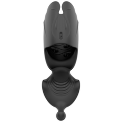 Vue de face du stimulateur de gland avec sa coque texturée