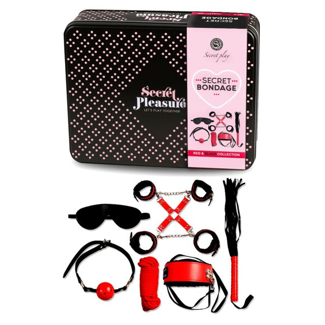 SECRETPLAY BDSM SET 6 PCS ROUGE COLLECTION
