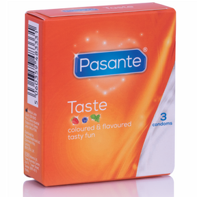 Préservatifs aromatisés boîte de 3 — Pasante Taste · Pasante · Préservatifs Aromatisés