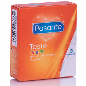 Préservatifs aromatisés boîte de 3 — Pasante Taste · Pasante · Préservatifs Aromatisés