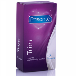 Préservatifs latex ajustement serré 12 unités — Trim — vue de face