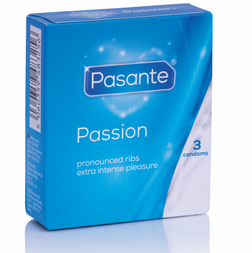 Préservatif de la marque Pasante modèle Passion pour le plaisir intime.