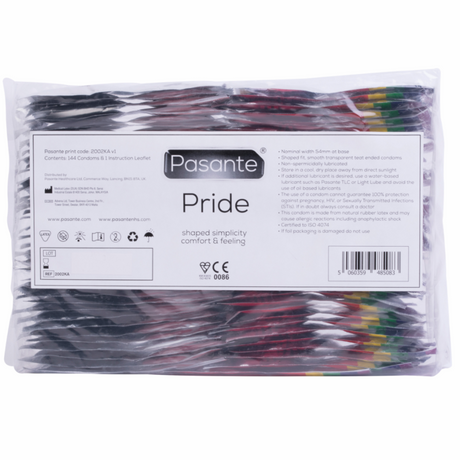 PASANTE PRESERVATIFS FORMAT GAY PRIDE 144 PACK