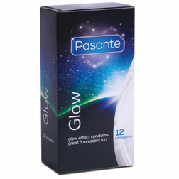 Préservatifs Pasante Glow in the Dark — 12 unités — vue de face