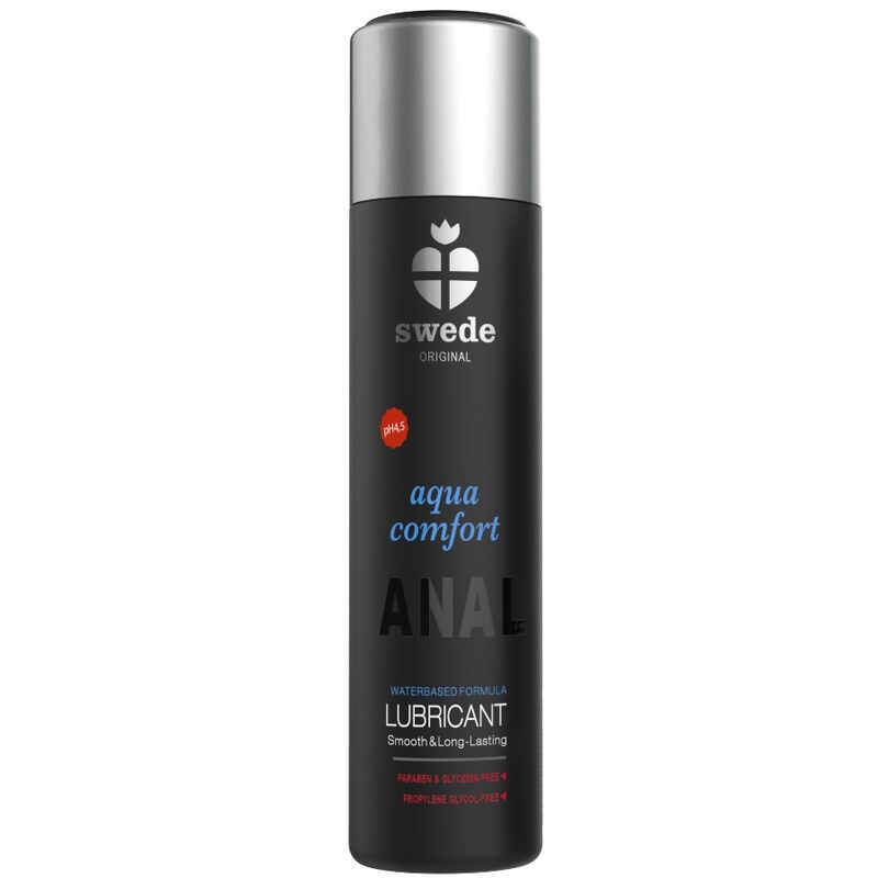 Lubrifiant anal longue durée 120 ml — Aqua Comfort · Swede · Lubs & Sprays Relaxants Anal