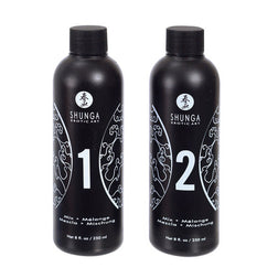 Kit massage nuru 4 litres avec drap doré — Melon Mangue — vue 2