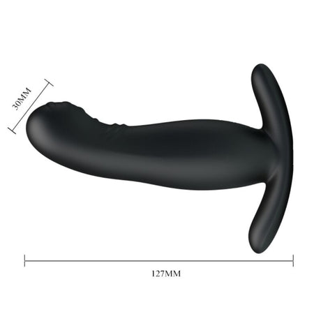 Stimulateur prostatique vibrant 12,7 cm rechargeable — vue détaillée