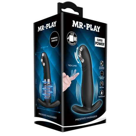 Stimulateur prostatique vibrant 12,7 cm rechargeable — emballage