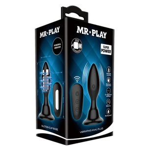 Plug vibrant gonflable silicone 10,8 cm avec télécommande — vue de profil