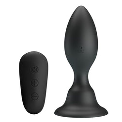 Plug vibrant gonflable silicone 10,8 cm avec télécommande pour homme