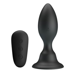 Plug vibrant gonflable silicone 10,8 cm avec télécommande · Mr Play · Plugs Vibrants