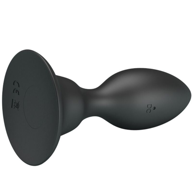 Plug vibrant gonflable silicone 10,8 cm avec télécommande — autre angle