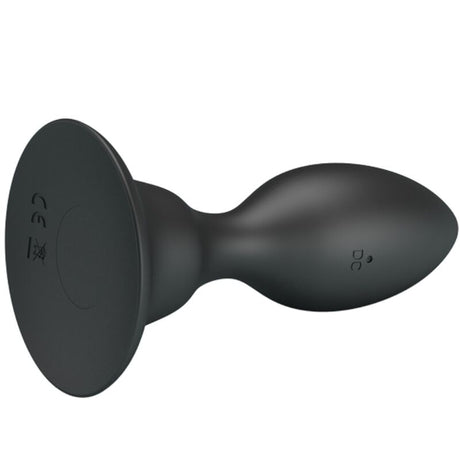 Plug vibrant gonflable silicone 10,8 cm avec télécommande — autre angle