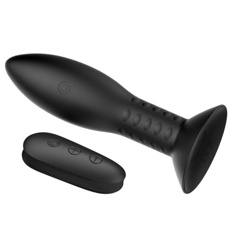 Plug vibrant à billes rotatives gonflable 13 cm avec télécommande — emballage