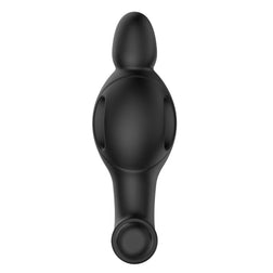 Plug vibrant ajouré silicone 11,8 cm avec vibro amovible