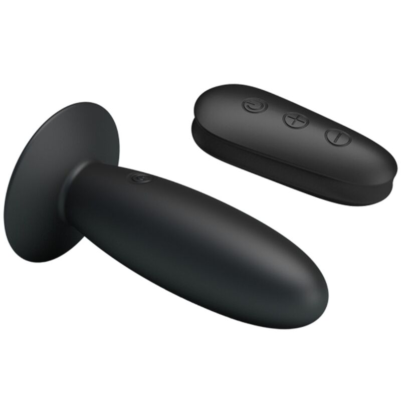 MR PLAY PLUG ANAL AVEC TELECOMMANDE VIBRATION NOIRE