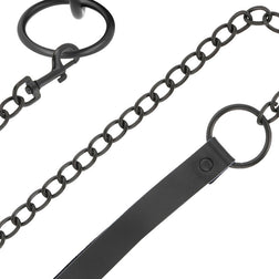 DARKNESS SCHWARZES HALSBAND MIT KETTE