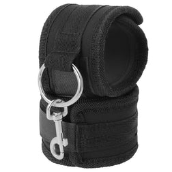 Menottes souples néoprène Velcro avec mousqueton
