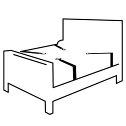 DARKNESS CONJUNTO DE SUJECIONES PARA CAMA