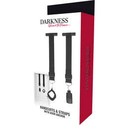 DARKNESS MENOTTES DE PORTE DE BONDAGE