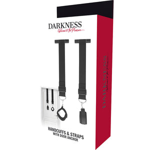 DARKNESS MENOTTES DE PORTE DE BONDAGE
