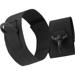 Menottes de chevilles nylon noir ajustables — vue 4