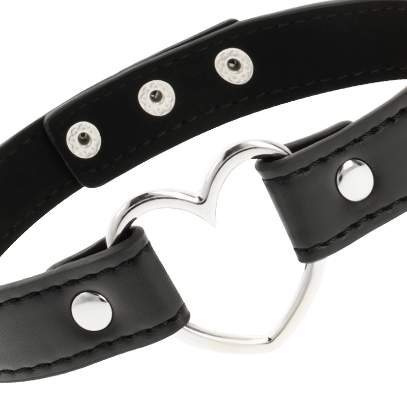COQUETTE CHIC DESIRE COLLIER CUIR VEGAN FEMME ACCESSOIRE COEUR