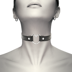 COQUETTE CHIC DESIRE COLLIER CUIR VEGAN FEMME ACCESSOIRE COEUR