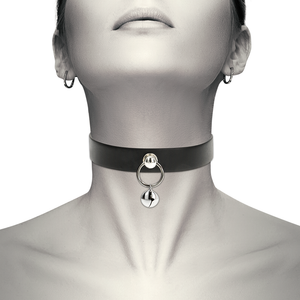 COQUETTE CHIC DESIRE COLLIER CUIR VEGAN FEMME ACCESSOIRE HOCHET CERCEAU