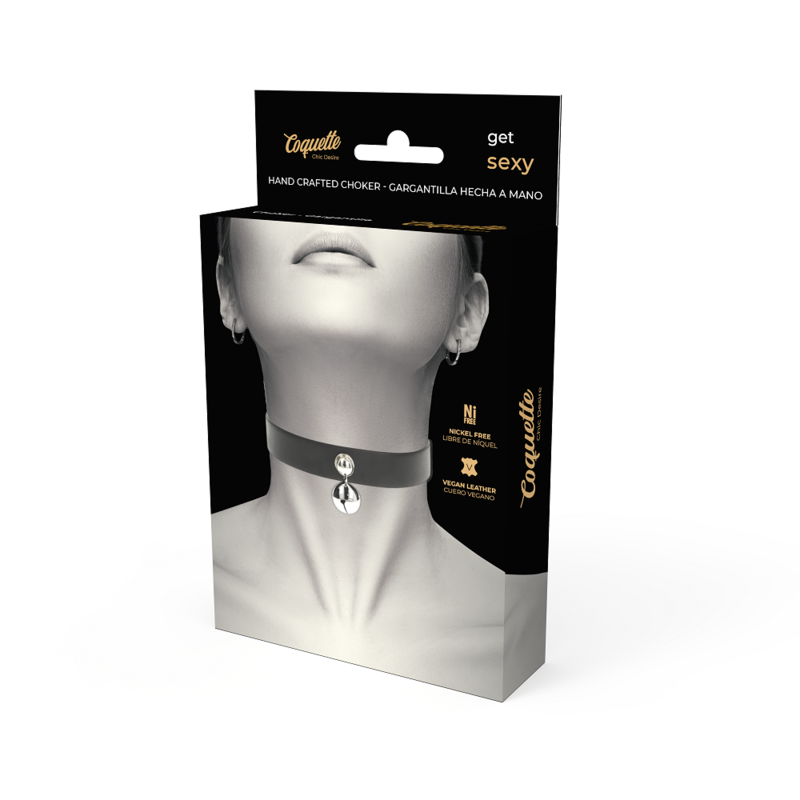 COQUETTE CHIC DESIRE COLLIER EN CUIR VEGAN FEMME HOCHET ACCESSOIRE