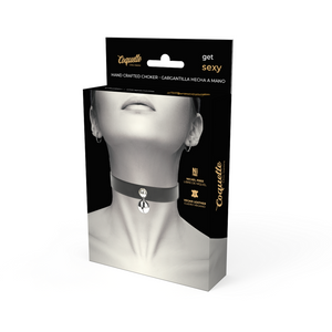 COQUETTE CHIC DESIRE COLLIER EN CUIR VEGAN FEMME HOCHET ACCESSOIRE