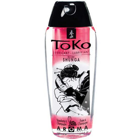 Lubrifiant aromatisé fraise-champagne 165 ml — Toko Aroma · Shunga Lubricants · Lubrifiants aromatisés