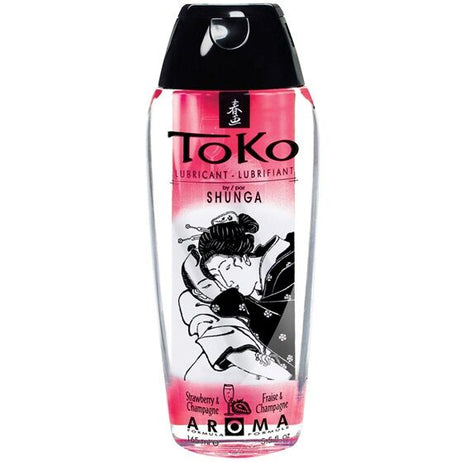 Lubrifiant aromatisé fraise-champagne 165 ml — Toko Aroma · Shunga Lubricants · Lubrifiants aromatisés