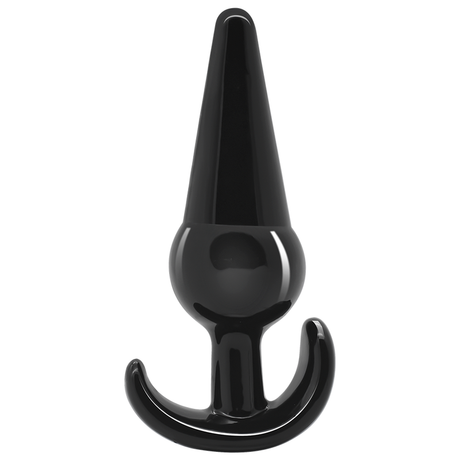 Kit 4 plugs anaux progressifs silicone noir — vue d'ensemble