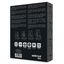 Kit 4 plugs anaux progressifs silicone noir — emballage