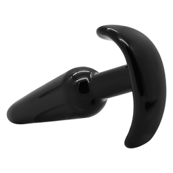 Kit 4 plugs anaux progressifs silicone noir — en situation