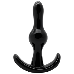 Kit 4 plugs anaux progressifs silicone noir — présentation