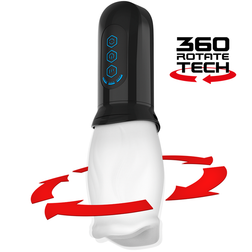 Masturbateur rotatif SpinJob avec technologie de rotation 360 degrés motorisée