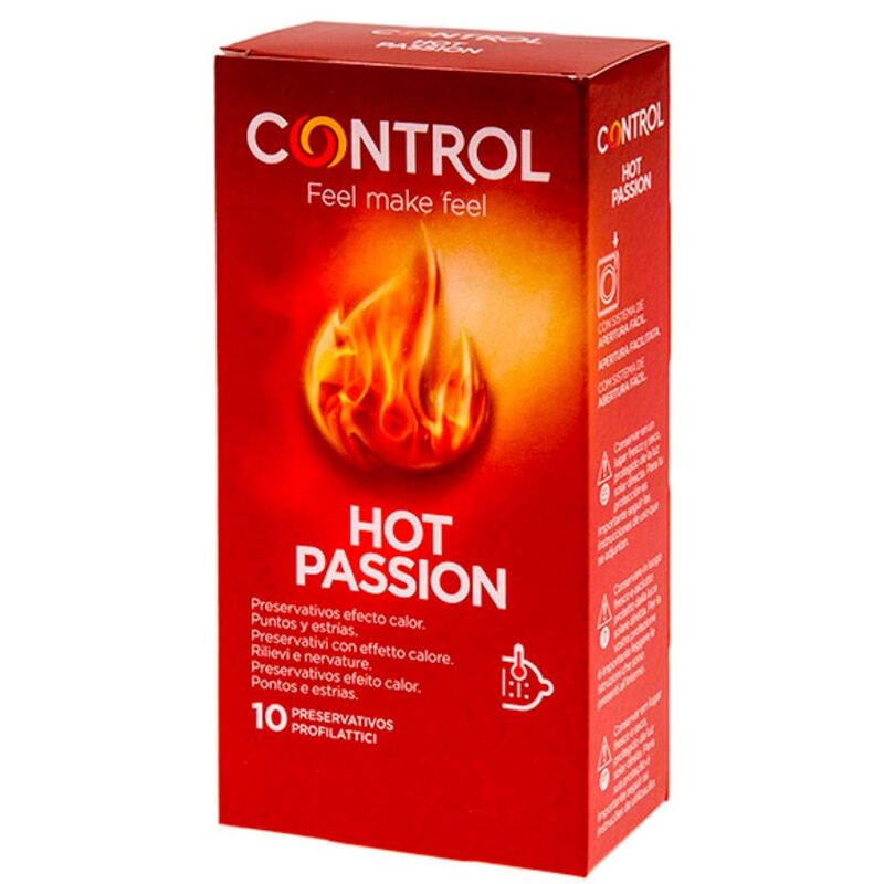 CONTROL EFFET RECHAUFFANT HOT PASSION 10 UNITES