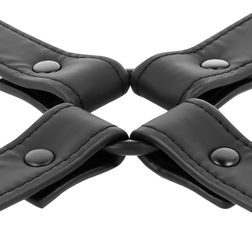 FETISH SUBMISSIVE UNION DE MENOTTES EN CUIR VEGAN